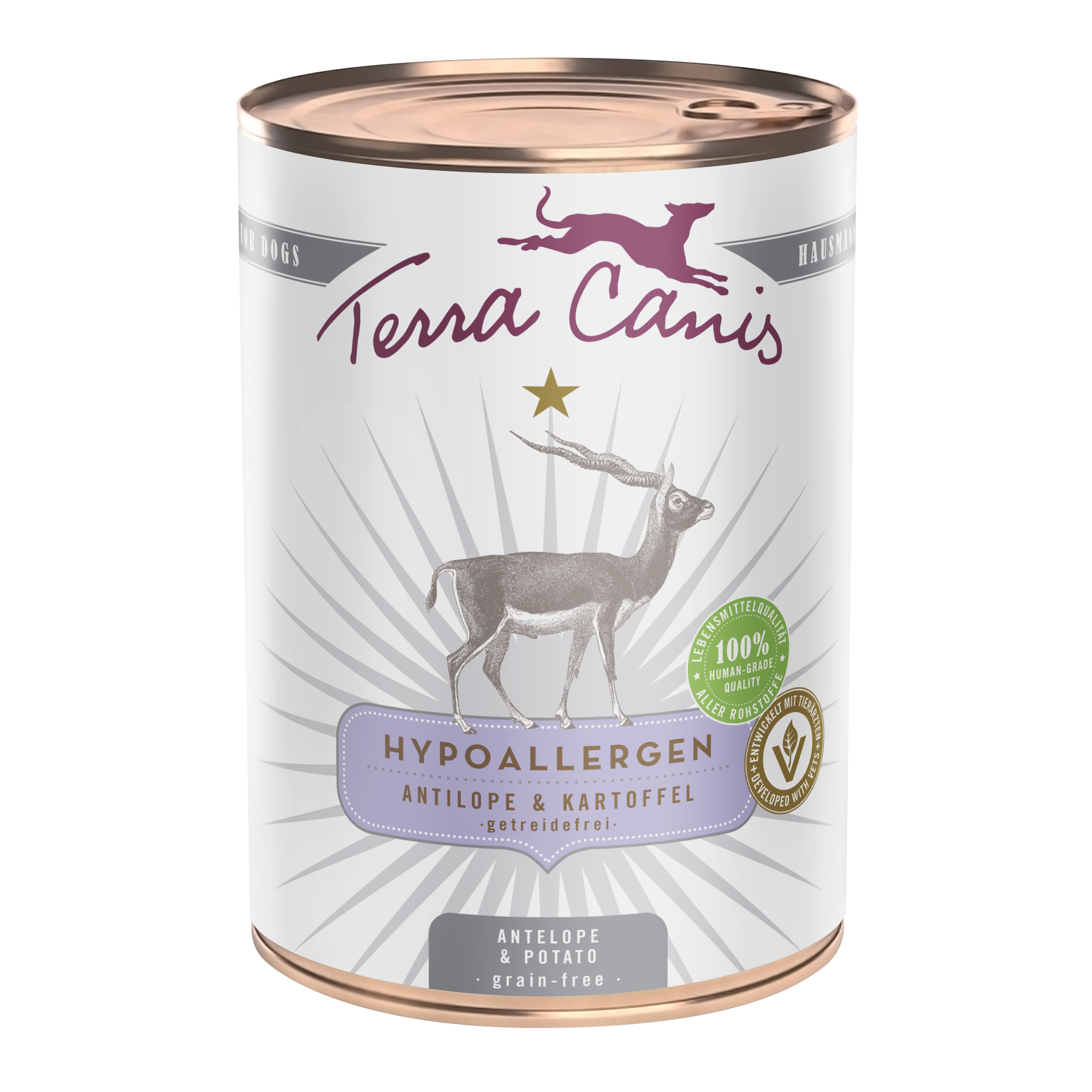 Terra Canis Hypoallergen | Antilope mit Kartoffel 400g