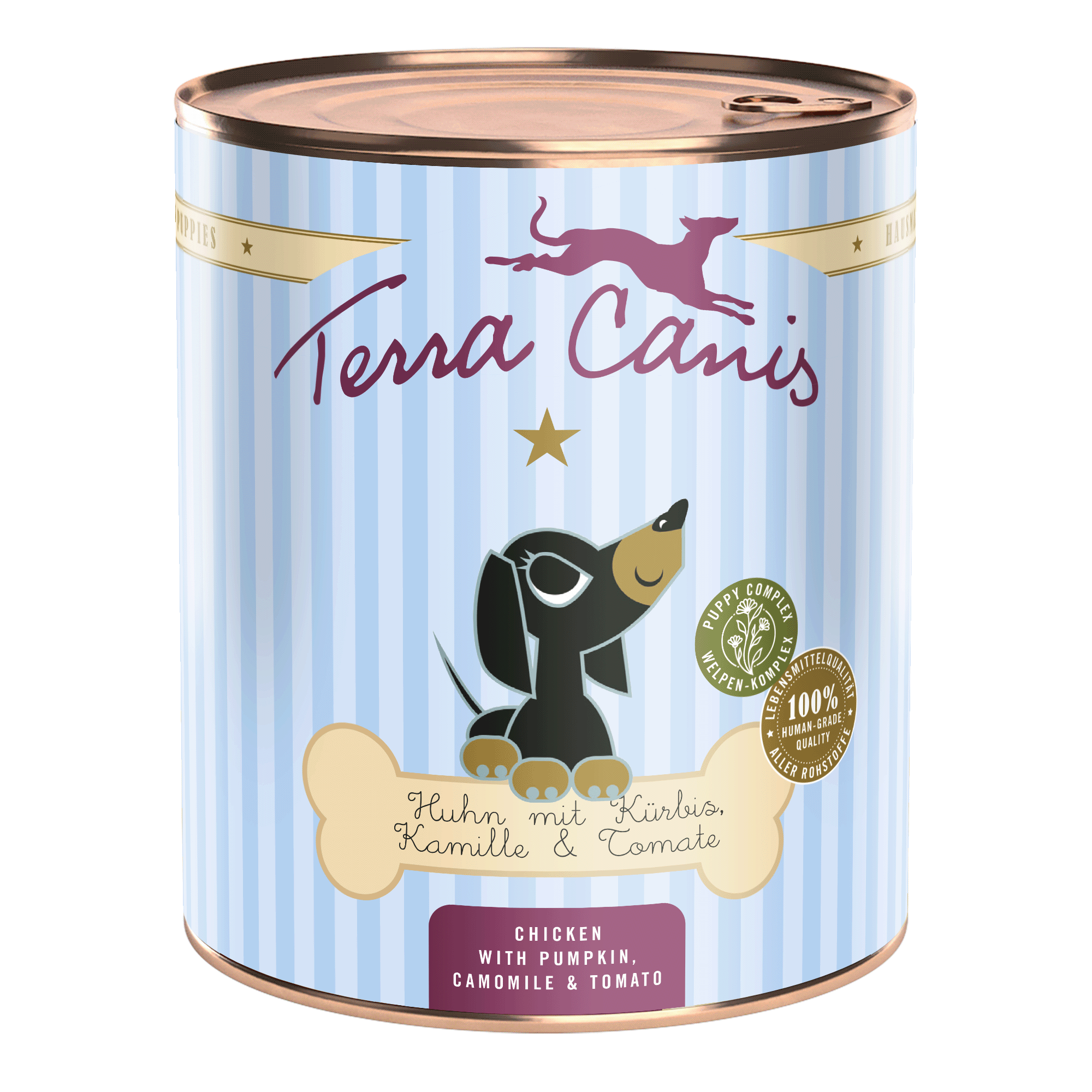 Terra Canis Welpe | Huhn mit Kürbis, Kamille und Tomate 800g