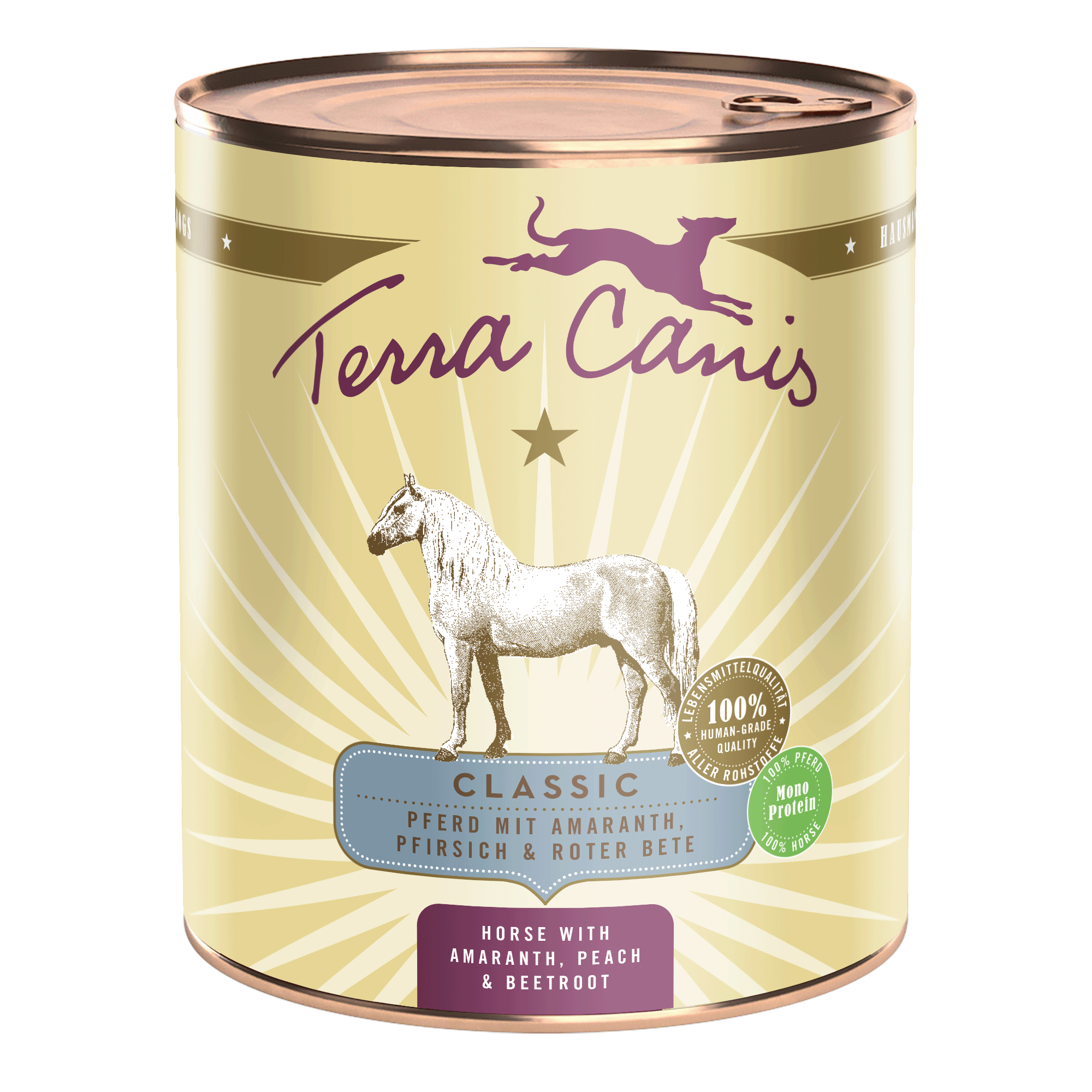 Terra Canis Classic | Pferd mit Amaranth, Pfirsich und Roter Bete  800g