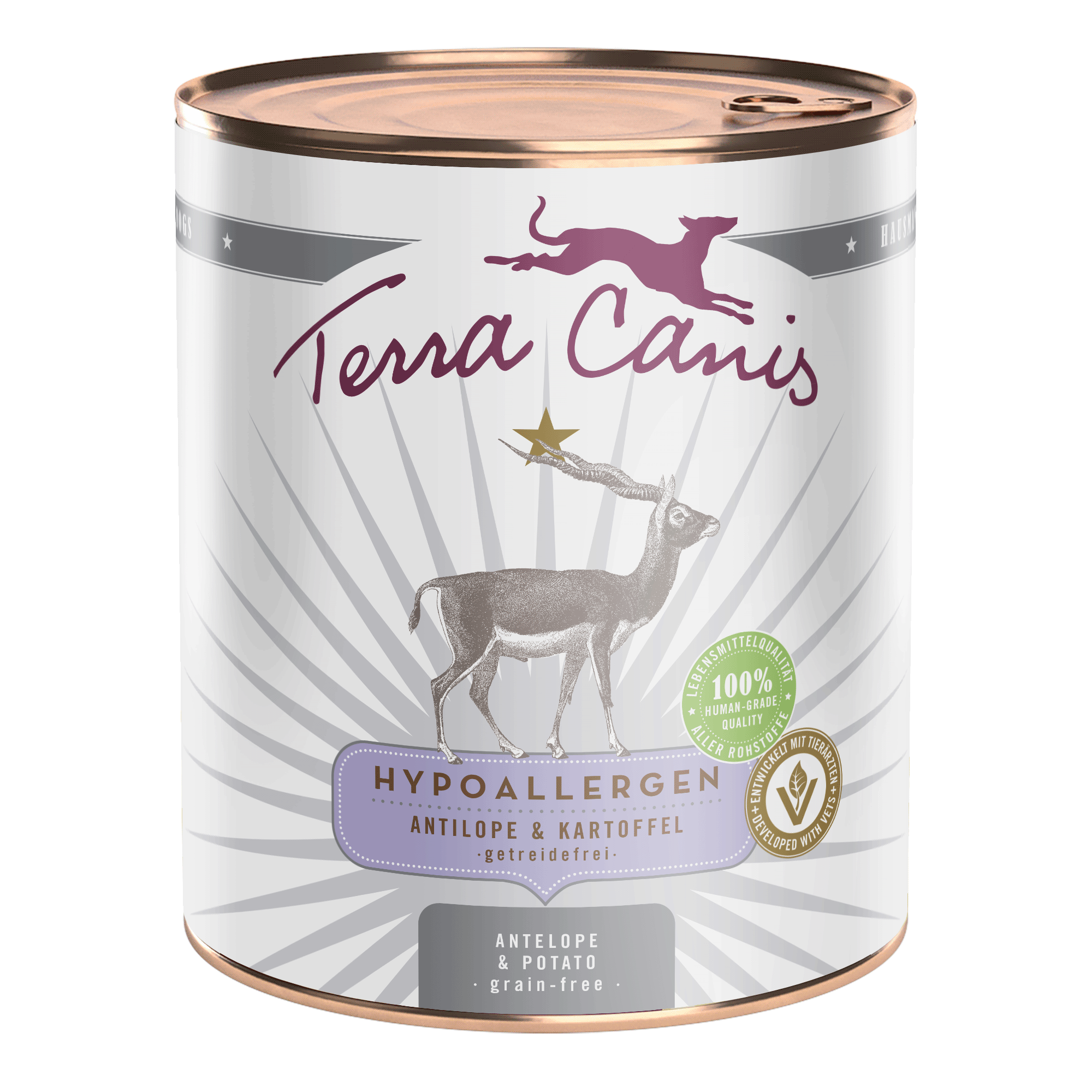 Terra Canis Hypoallergen | Antilope mit Kartoffel 800g