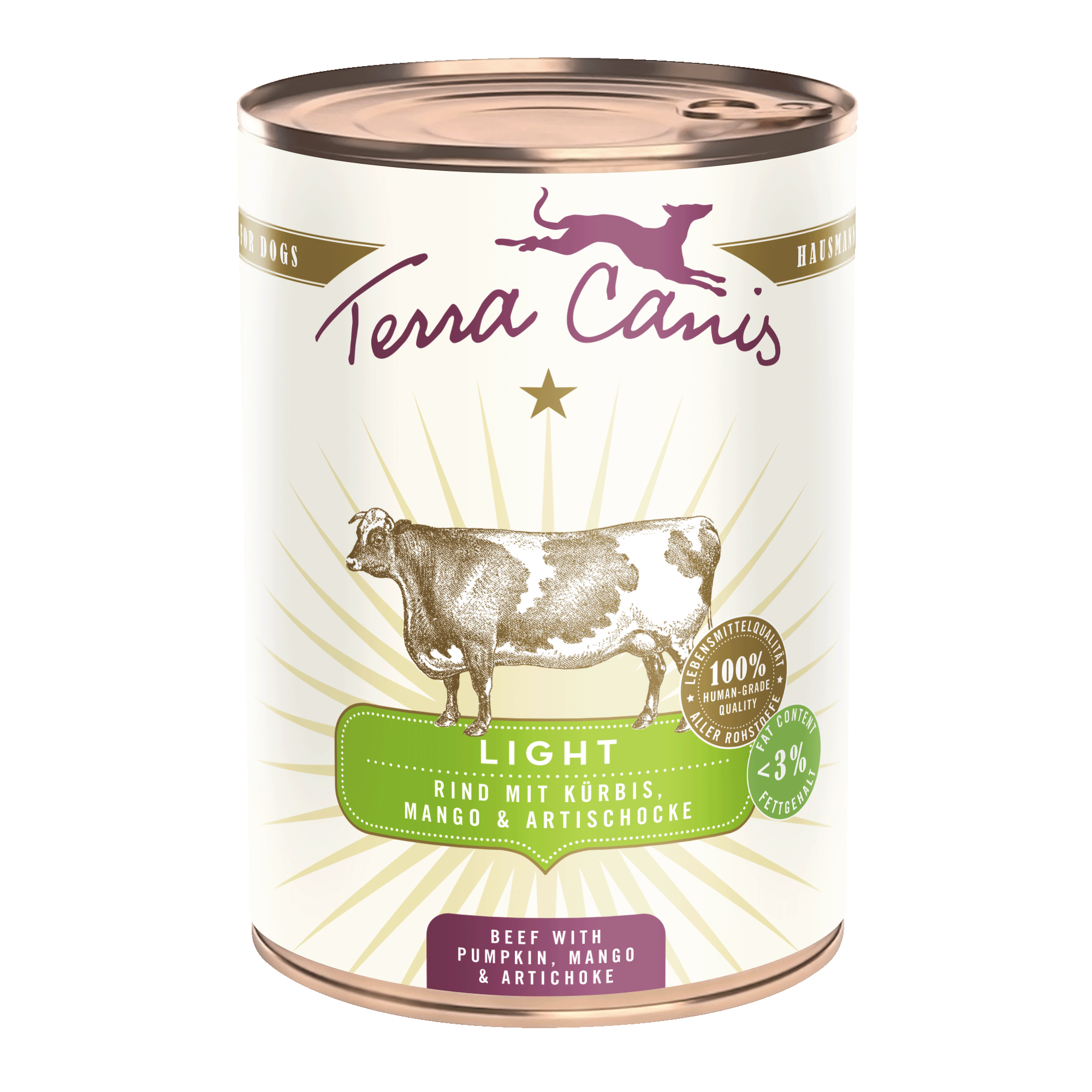 Terra Canis Light | Rind mit Kürbis, Mango und Artischocke 400g