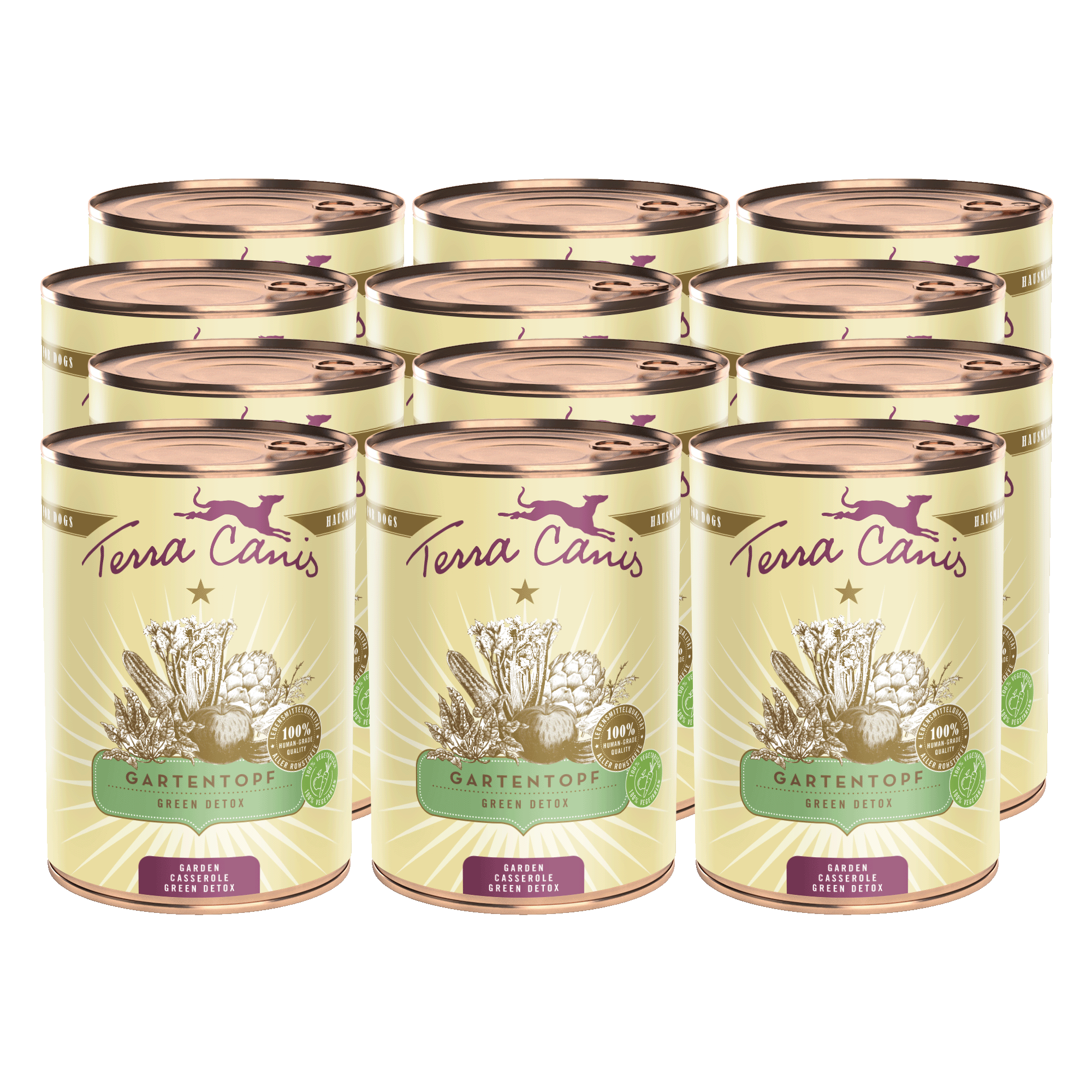 Terra Canis Gartentopf | Green Detox 12x 400g