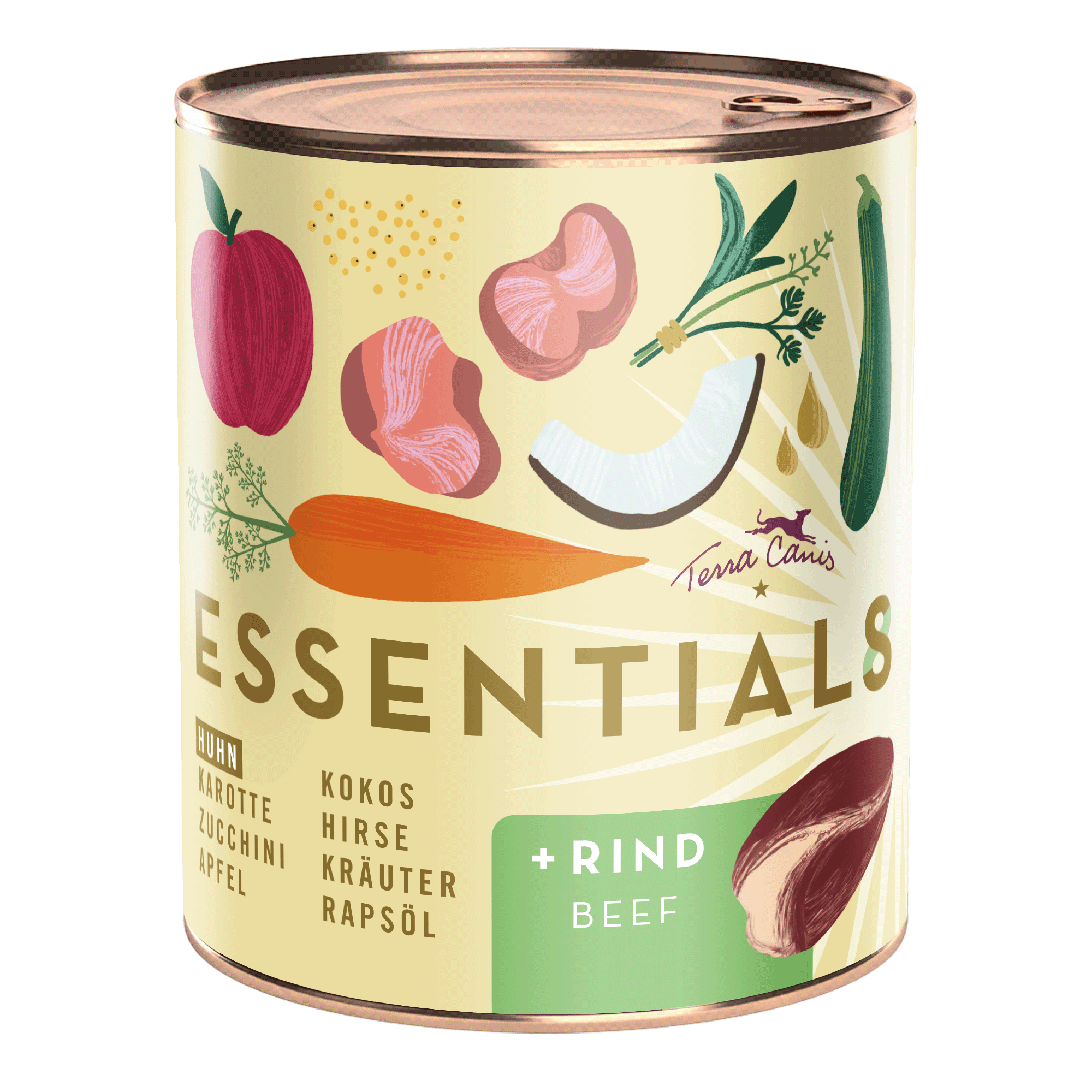 Terra Canis Essential 8 | Huhn und Rind 780g