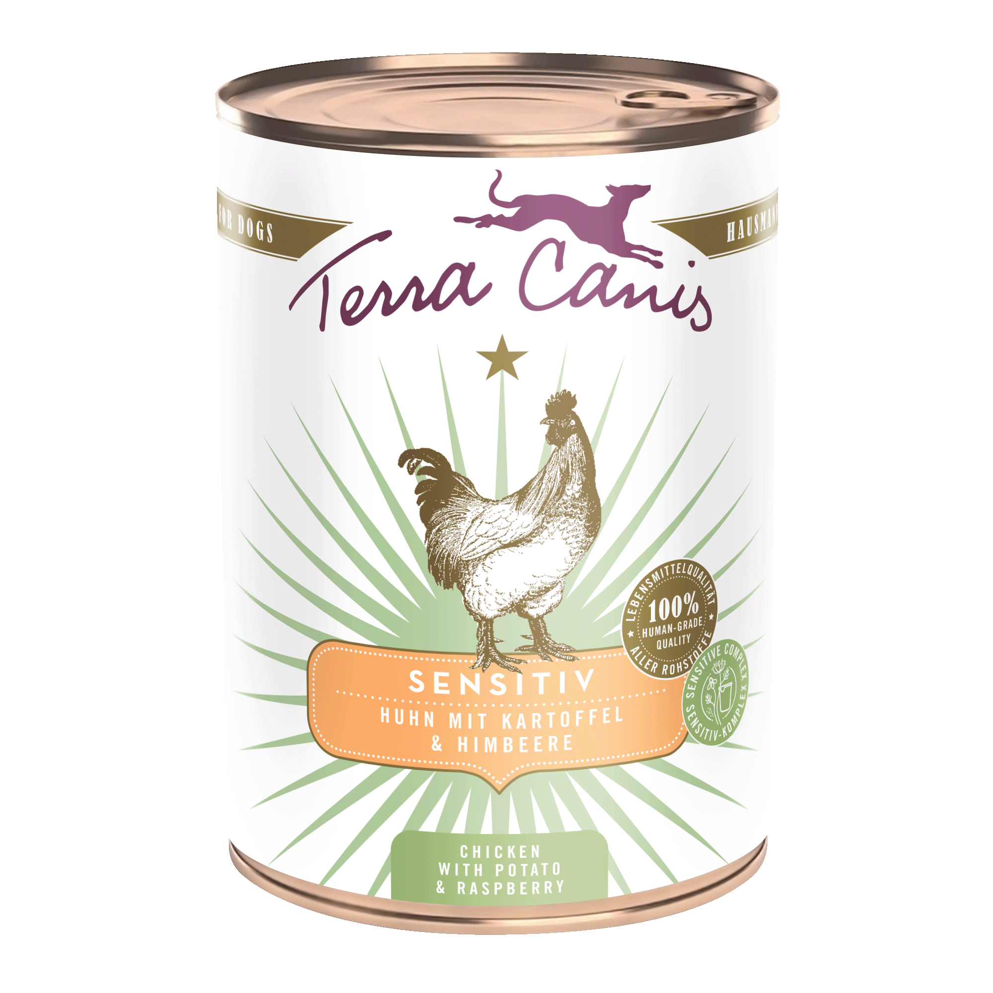 Terra Canis Sensitiv | Huhn mit Kartoffel und Himbeere 400g