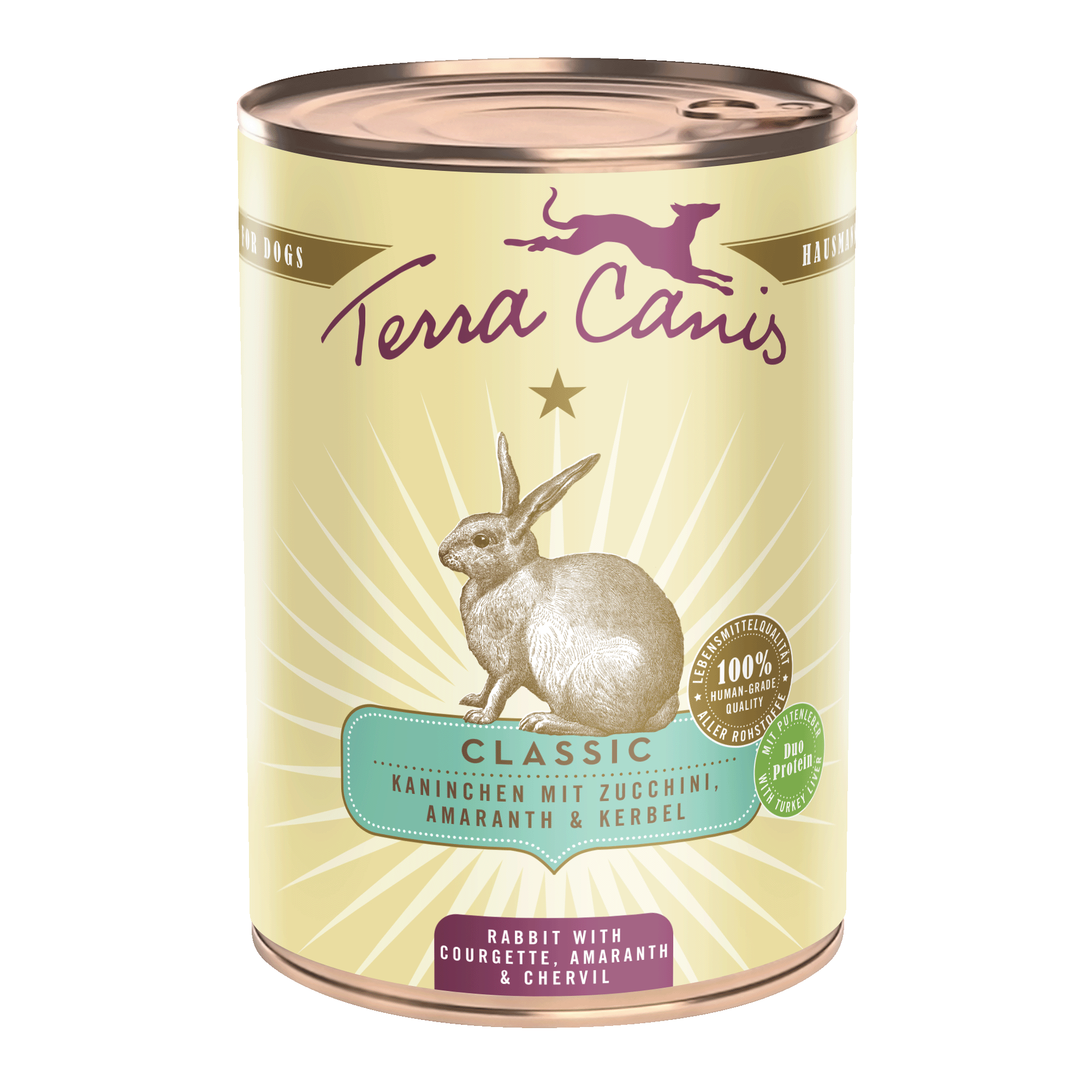 Terra Canis Classic | Kaninchen mit Zucchini, Amaranth und Kerbel 400g