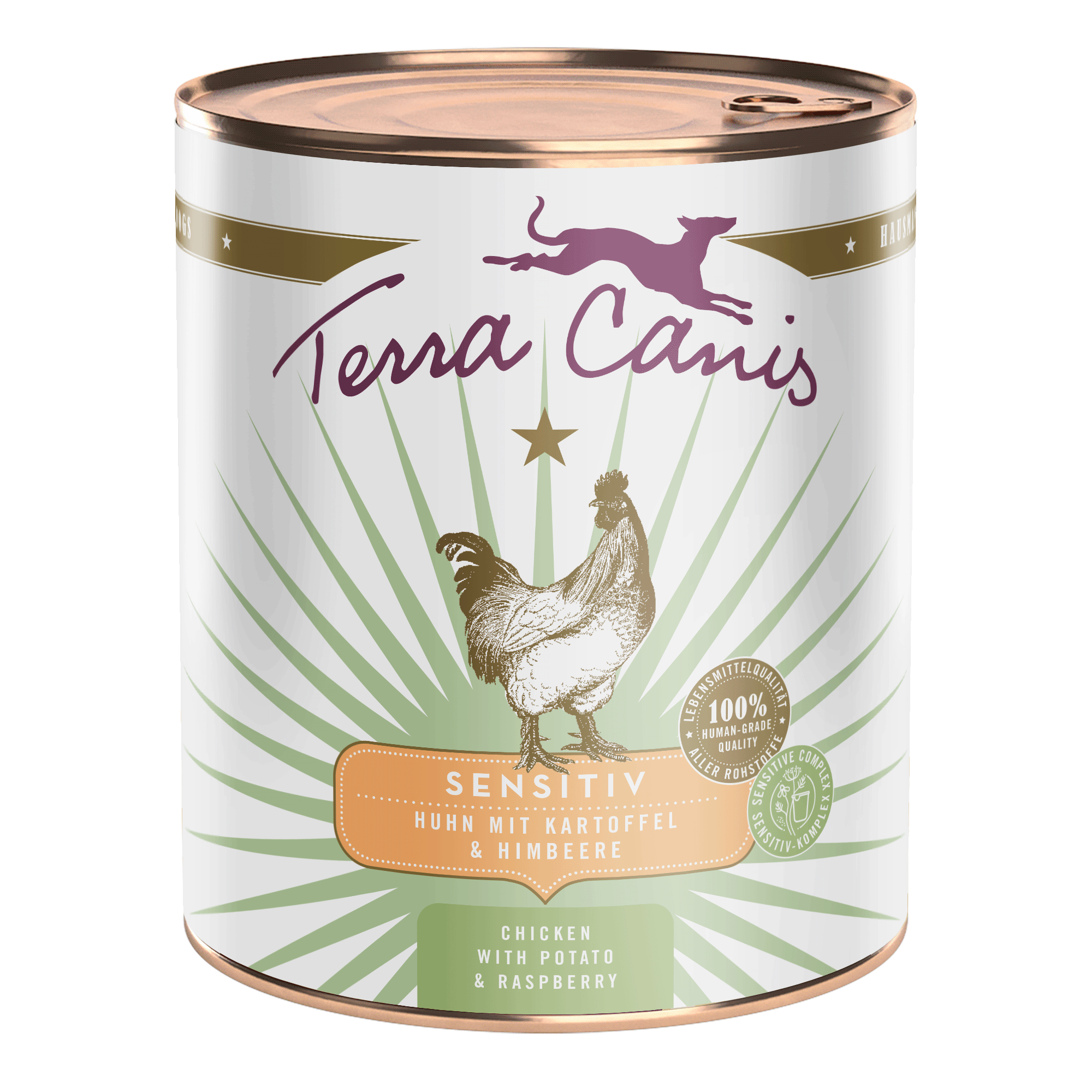 Terra Canis Sensitiv | Huhn mit Kartoffel und Himbeere 800g