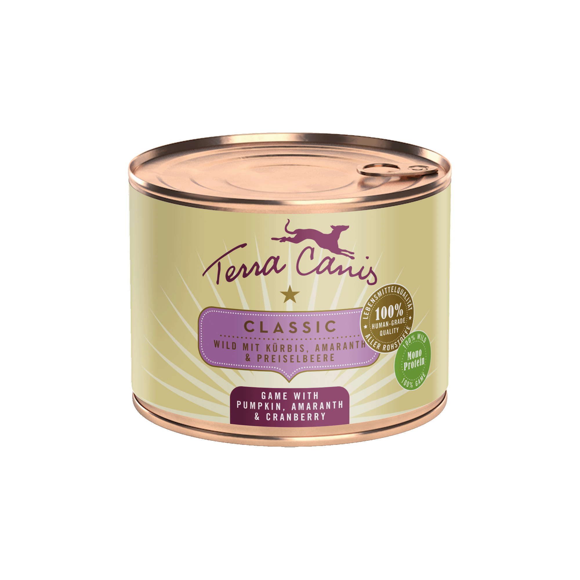 Terra Canis Classic | Wild mit Kürbis, Amaranth und Preiselbeere 200g