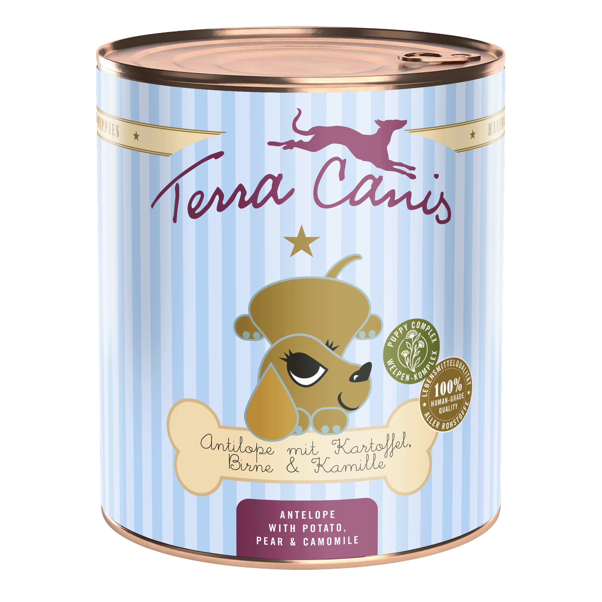 Terra Canis Welpe | Antilope mit Kartoffel, Birne, Kastanie und Kamille 800g