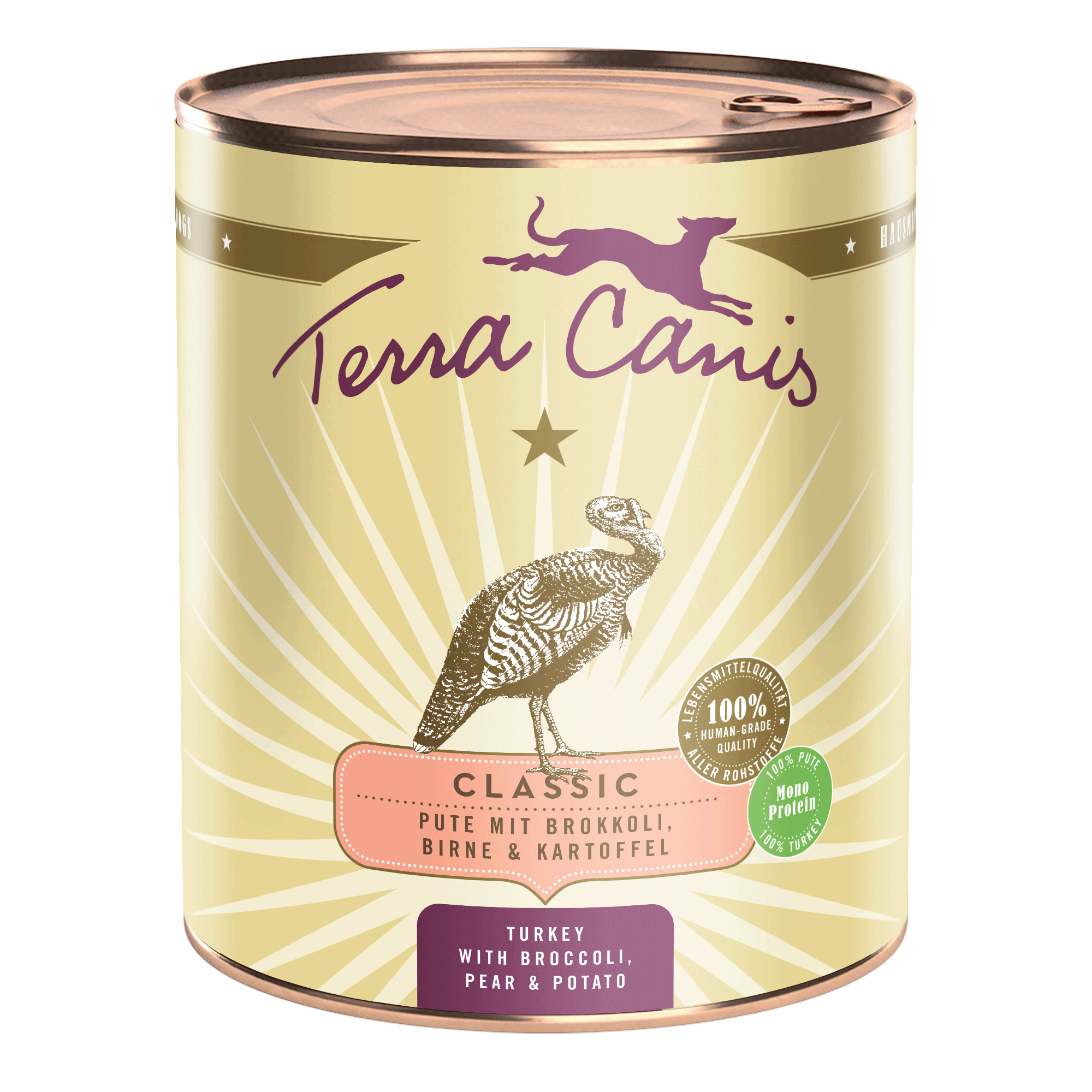 Terra Canis Classic | Pute mit Brokkoli, Birne und Kartoffel 800g