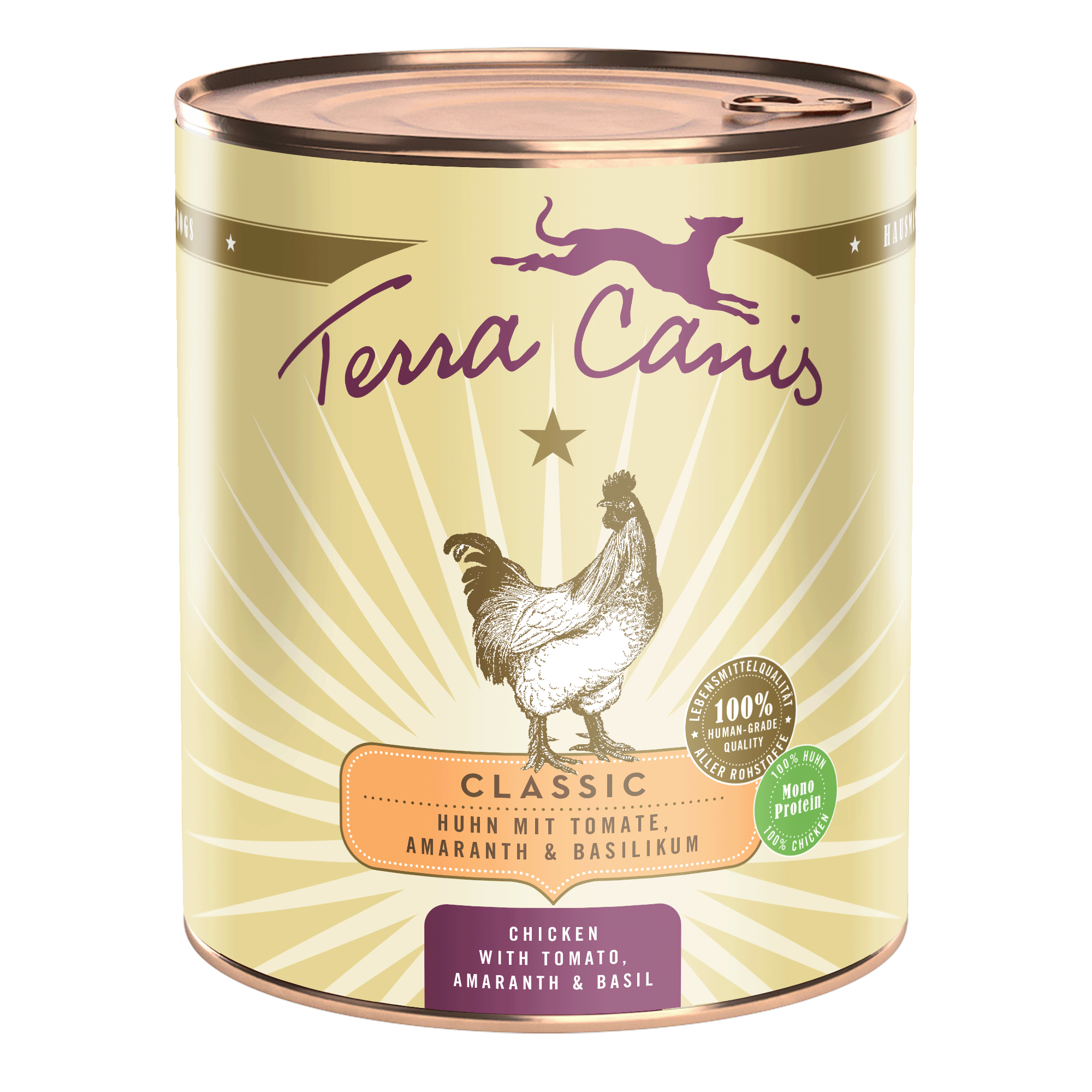 Terra Canis Classic | Huhn mit Tomate, Amaranth und Basilikum 800g