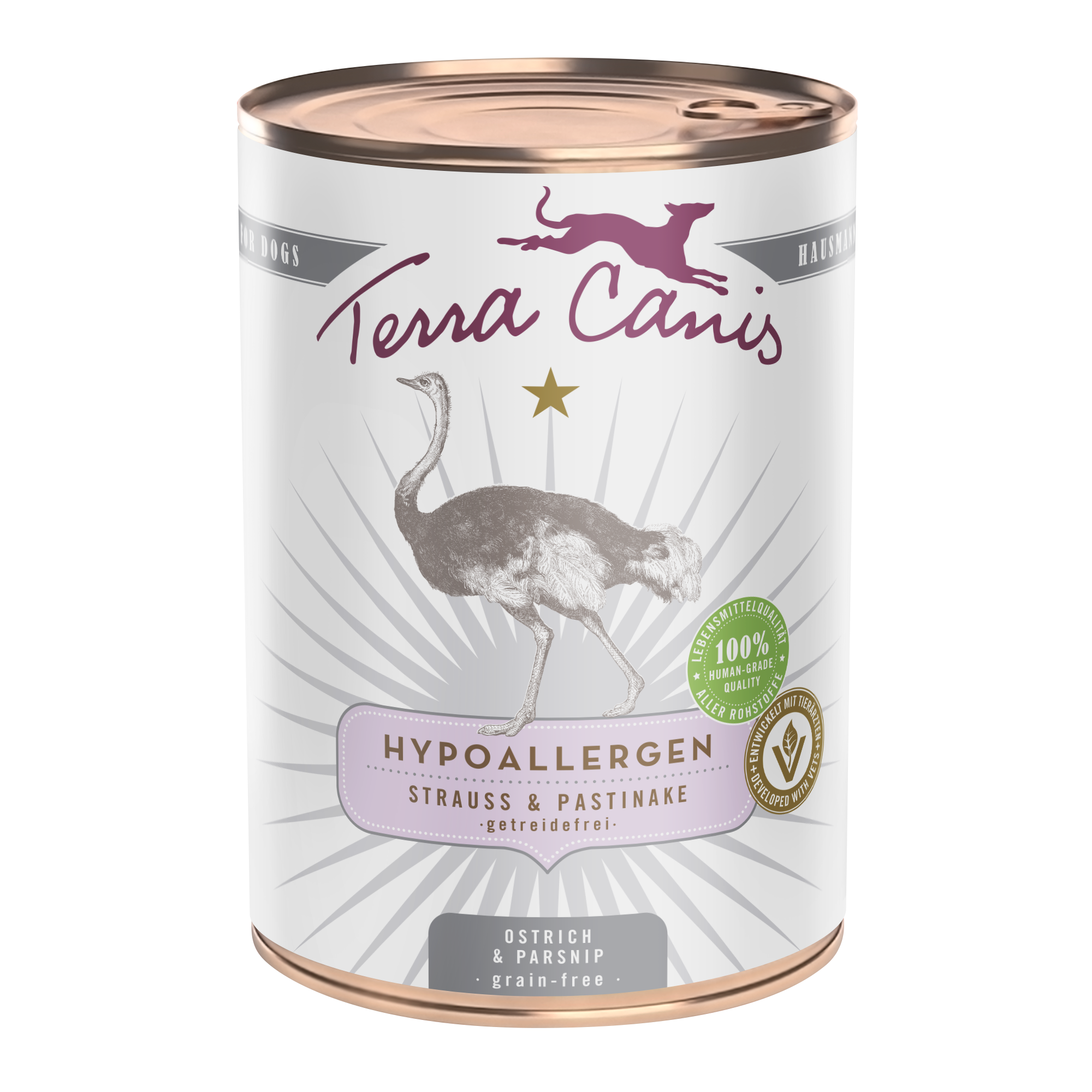 Terra Canis Hypoallergen | Strauß mit Pastinake 400g