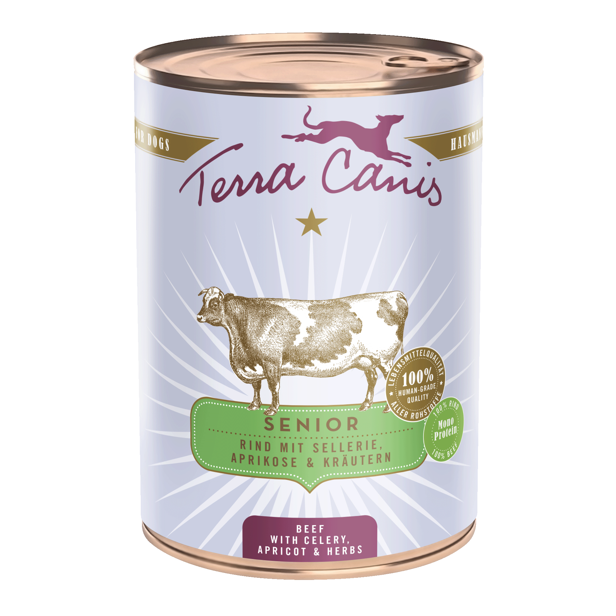 Terra Canis Senior | Rind mit Sellerie, Aprikose und Gesundheitskräutern 400g